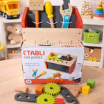 WOODEN PLAY TOY TOOL SET