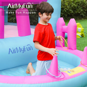 KIDS JUMPER SLIDE & POOL D-12ft W-11ft H-7ft.5