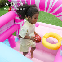 KIDS JUMPER SLIDE & POOL D-12ft W-11ft H-7ft.5"