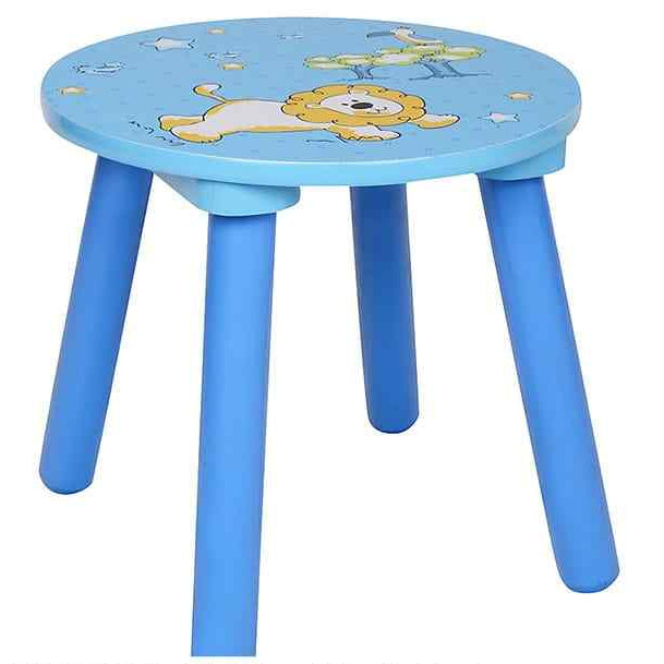 WOODEN MINI ROUND STOOL
