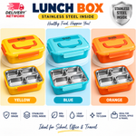 KIDS LUNCH BOX DLX STAINLESS STEEL