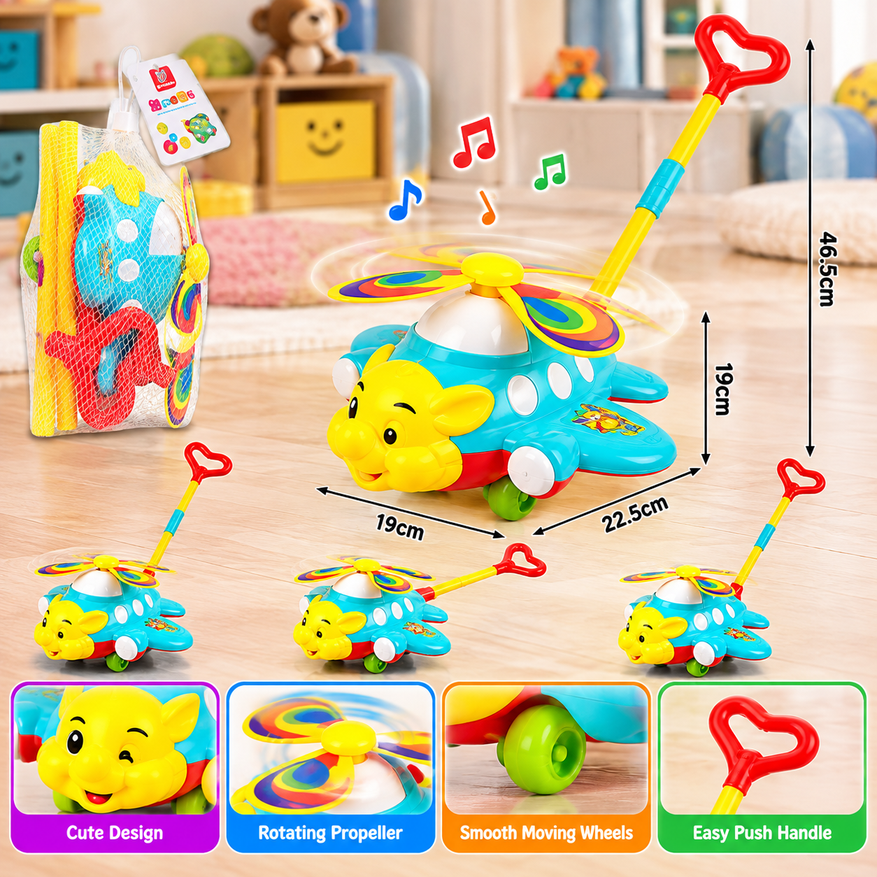 PUSH TOY ELEPHANT