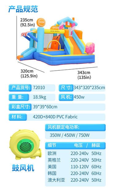 INF JUMPER  SLIDE & POOL D-11ft.3
