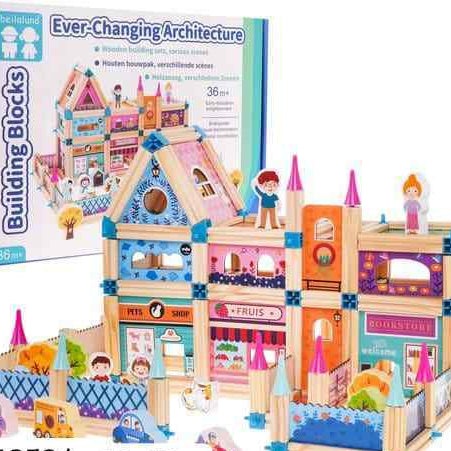 WOODEN DOLL HOUSE TOY