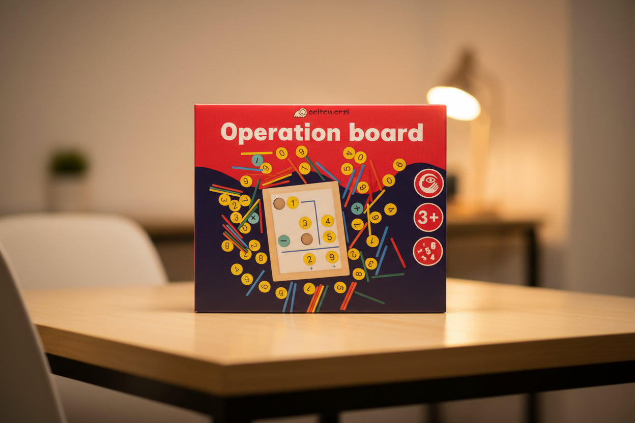 WOODEN OPERATION BOARD TOY