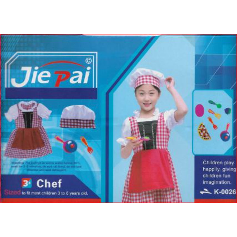 KIDS GIRL CHEF DRESS / COSTUME