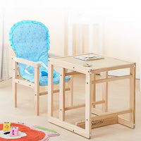 KIDS WOOD CHAIR 2 IN 1