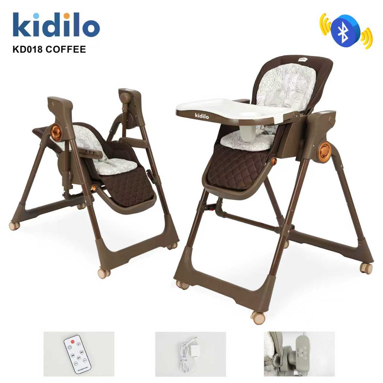 BABY FEEDING CHAIR  & SWING 2 IN 1 KIDILO
