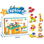 BUILDING BLOCK TRAIN DIY