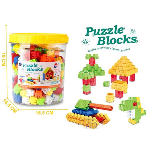 BUILDING BLOCK SQUARE DIY PUZZLE