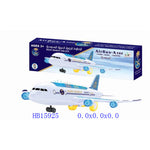 LARGE MUSIC & LIGHT PASSENGER PLANE TOY