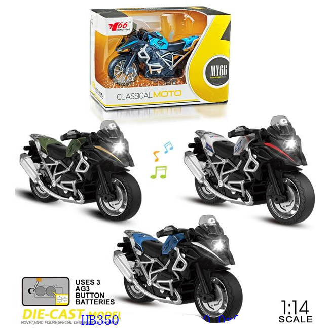 DINKY TOY PULL BACK MOTORBIKE