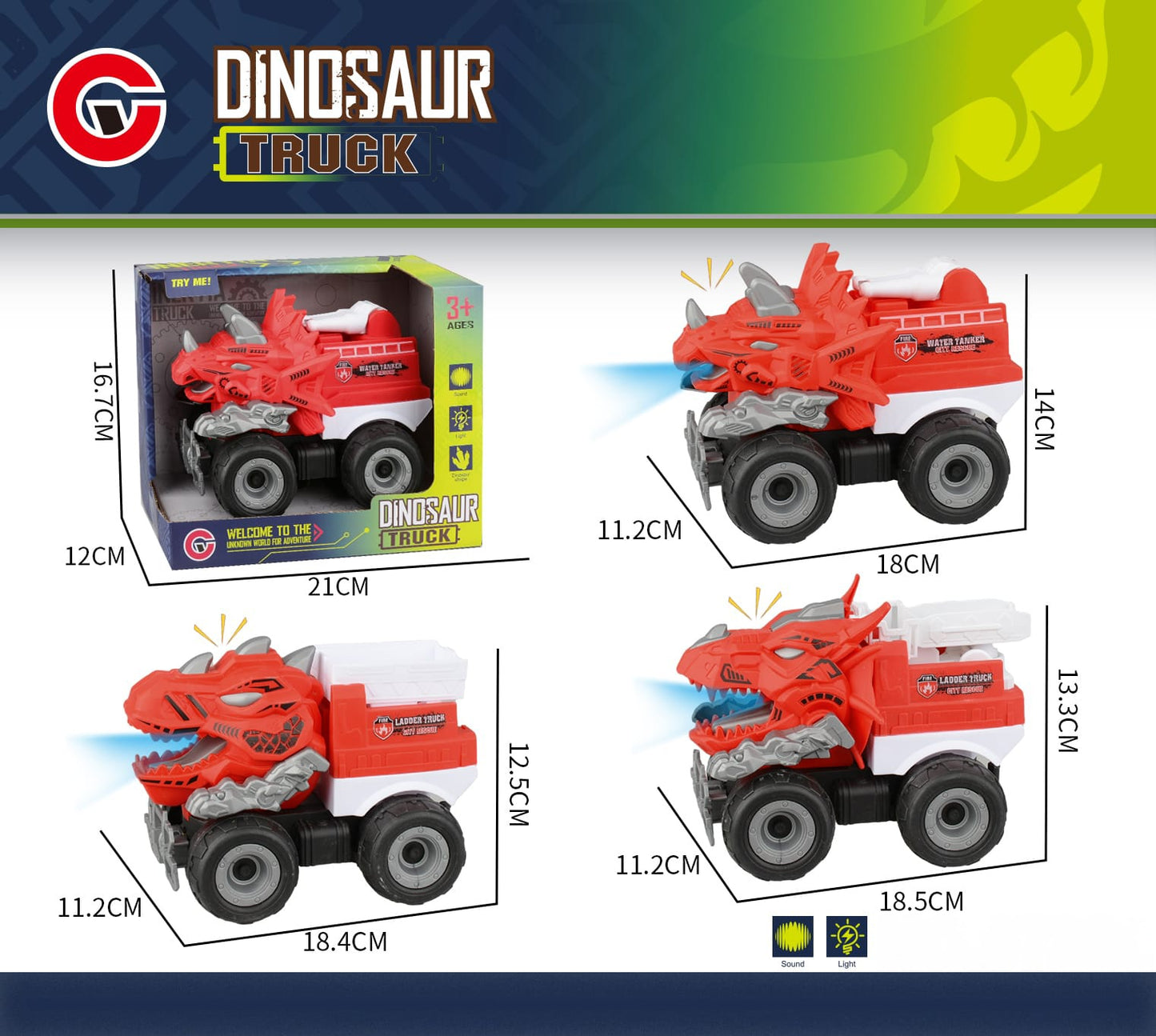 DINKY DINOSAUR TRUCK TOY