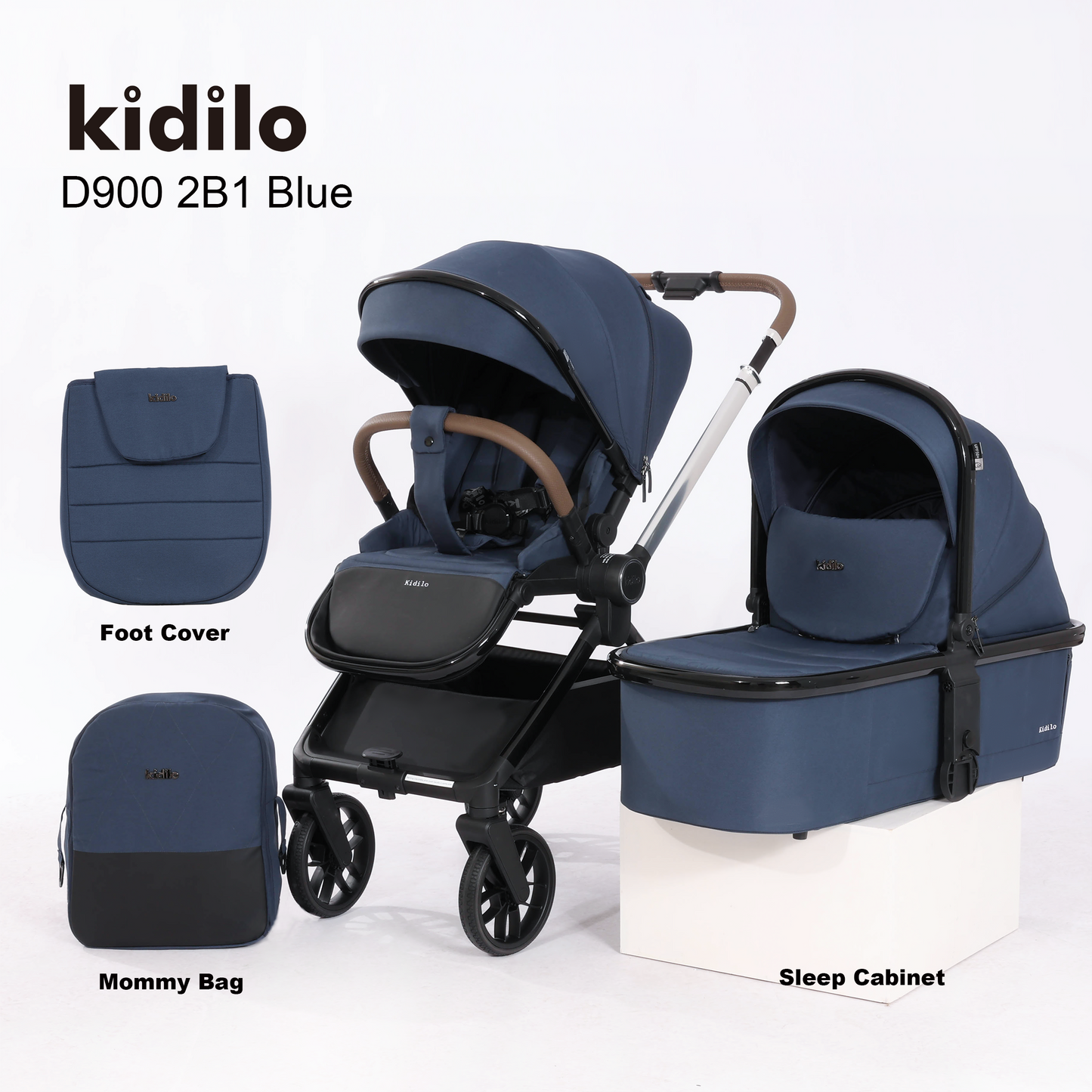 KIDS STROLLER WITH TRAVEL SET KIDILO