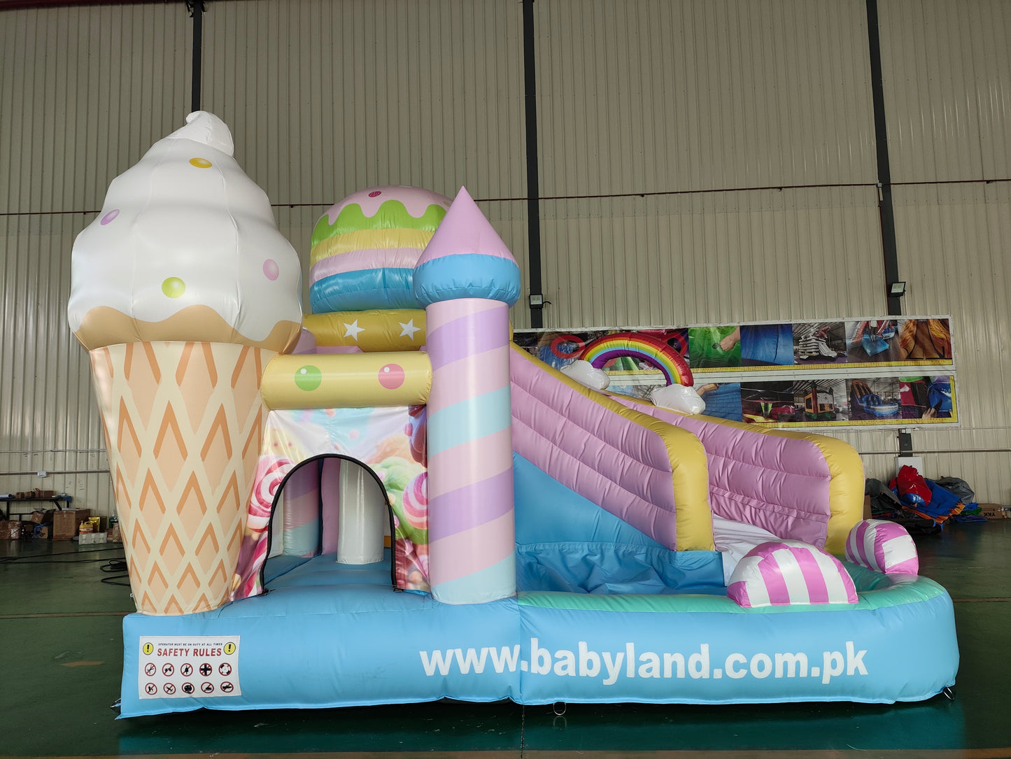 KIDS INFLATABLE SLIDE 4.5*4*3.75m