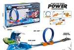 ALLOY POWER SHARK TRACK SET TOY