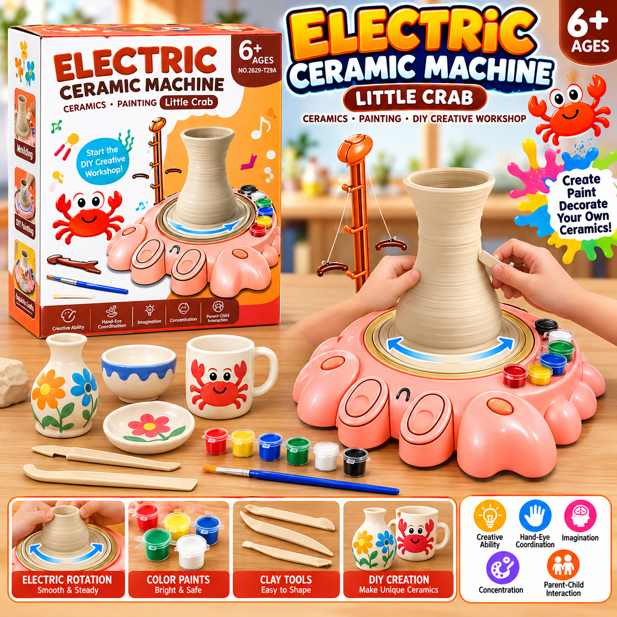 POTTERY WHEEL TOY (L)