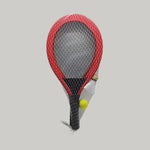 RACKET WITH 1 BALL & BADMINTON