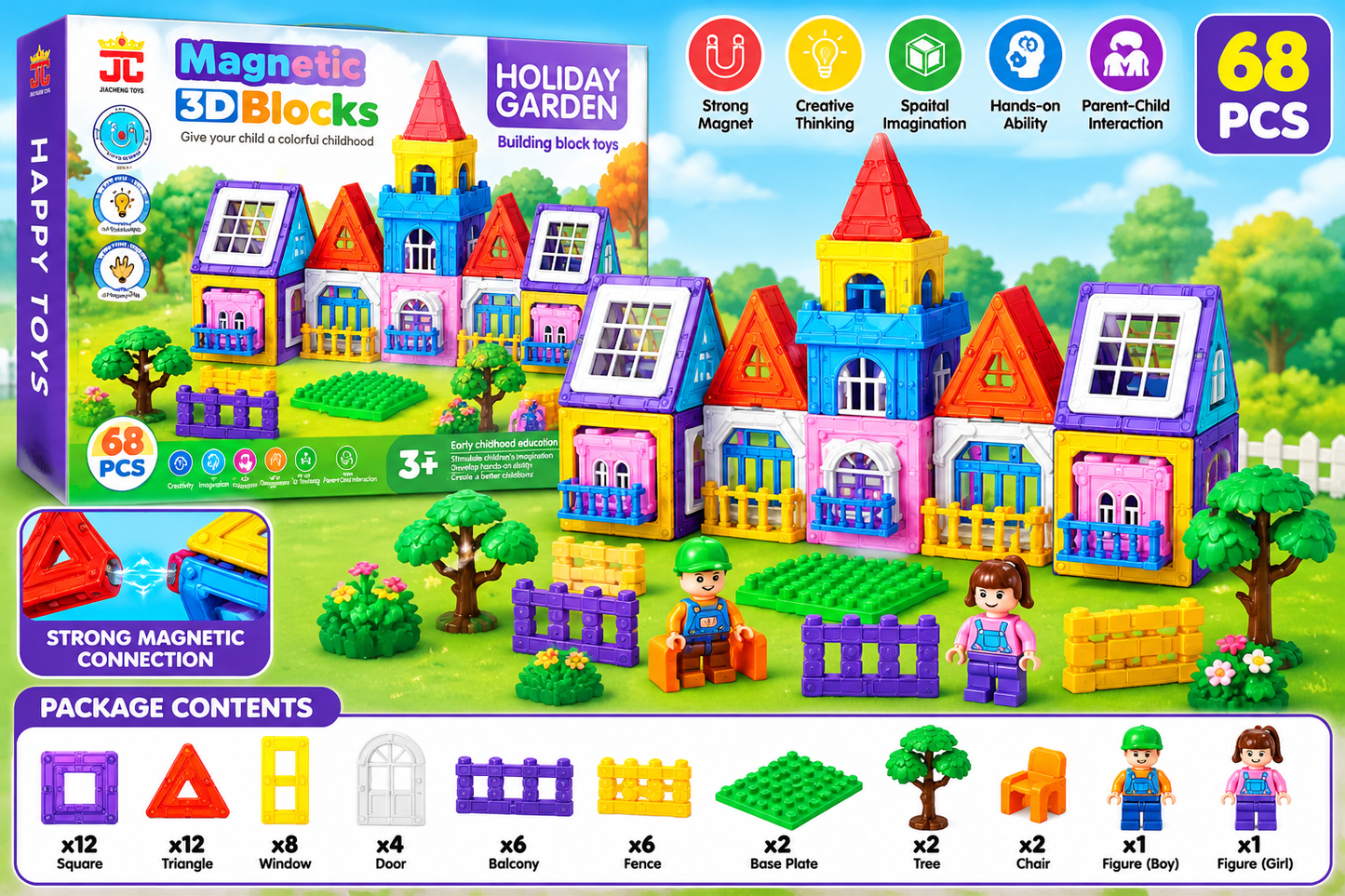 MAGENATIC 3D BLOCKS