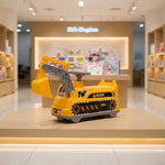 KIDS PUSH CAR 3D WHEEL EXCAVATOR