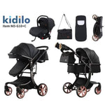 BABY STROLLER TRAVEL SET 4 IN 1 KIDILO