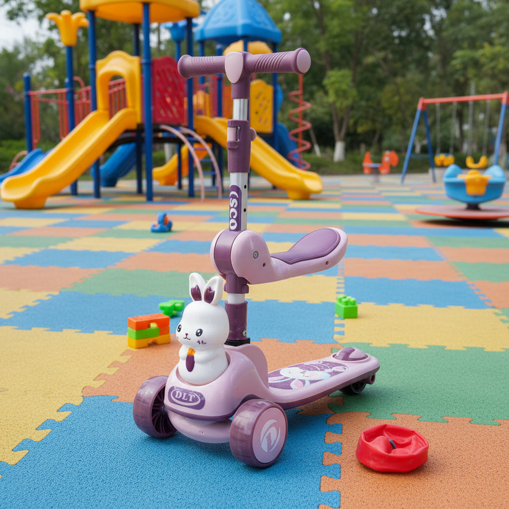 KIDS RIDE ON SCOOTY RABBIT