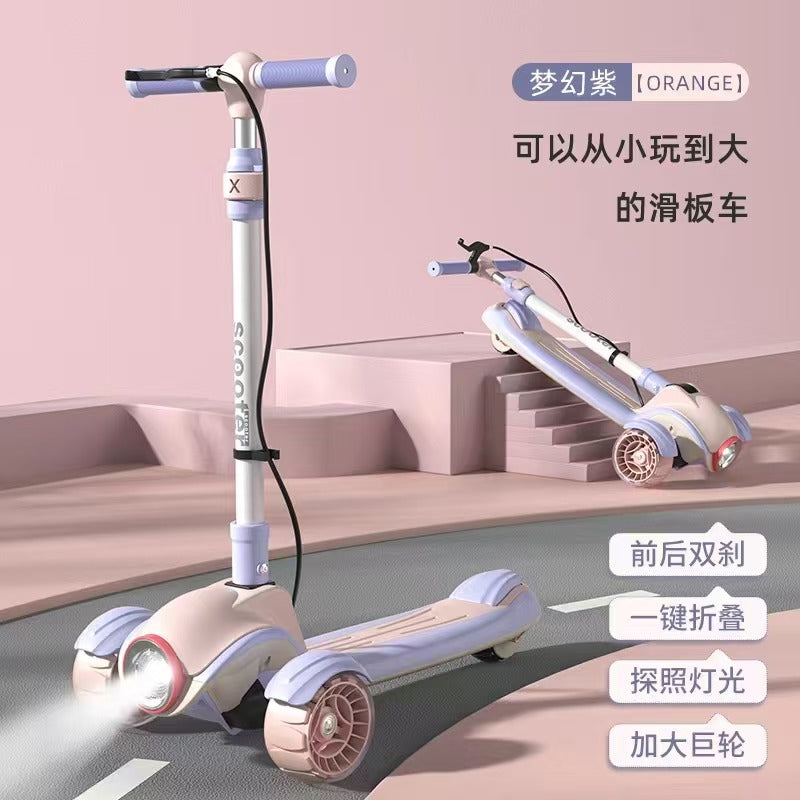 KIDS RIDE ON SCOOTY HVY DLX MODEL-220230