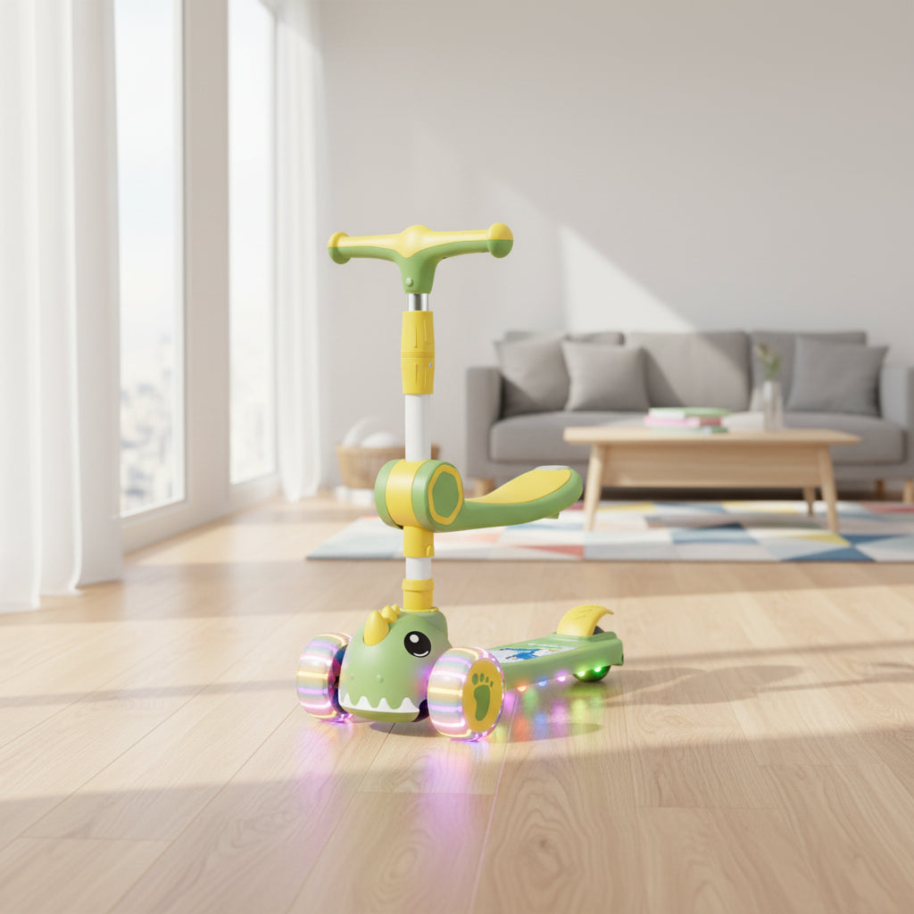 KIDS RIDE ON SCOOTY DINOSOUR-2632-1