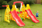 KIDS TWIN SLIDE + SWING L-112