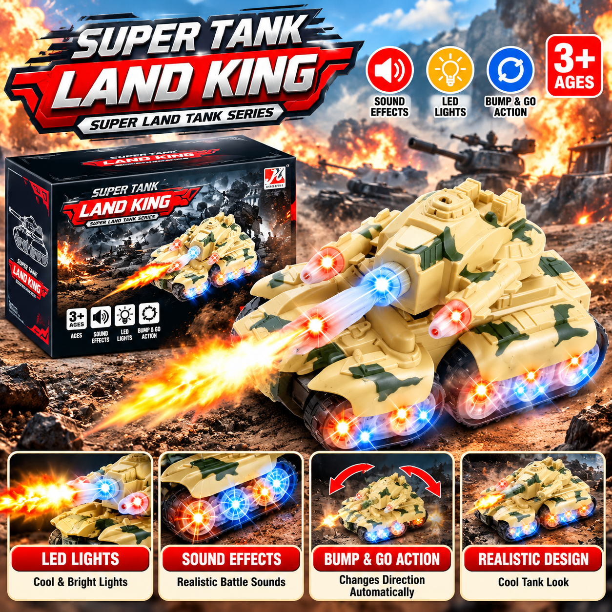 SUPER TANK KING GAME
