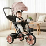 KIDS TRICYCLE WITH LIGHT & SAFTY HANDLE