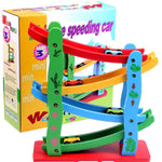 WOODEN PLAY TOY SPEED CAR TRACK