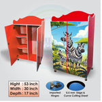 WOODEN ALMIRAH ZEBRA