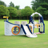 KIDS SWING WITH SLIDE L-94" W-78" H-48"