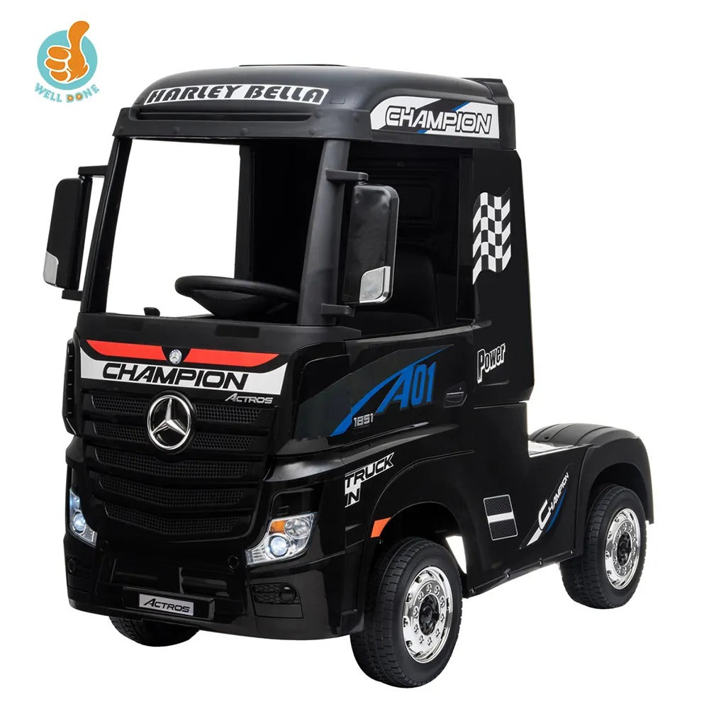 New Model Kids Electric Ride On Baby Car Actros Truck Children's Electric Car Four-Wheel Remote Control Baby Truck