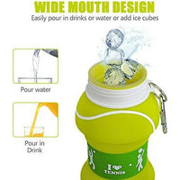 SILICONE FOLD WATER BOTTLE