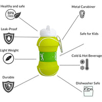 SILICONE FOLD WATER BOTTLE