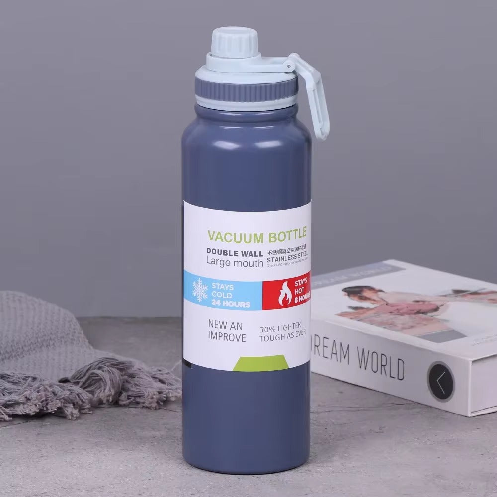 WATER BOTTLE STEEL 800ML HOT & COOL