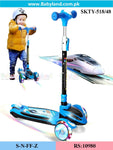 SCOOTY FIBER HIGH QUALITY QITH LIGHT AND MUSIC FOR KID 6-10 YEAR