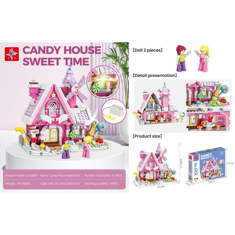 BLOCK TOY CANDY HOUSE
