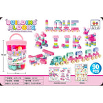 BLOCK TOY BASKET 90PC