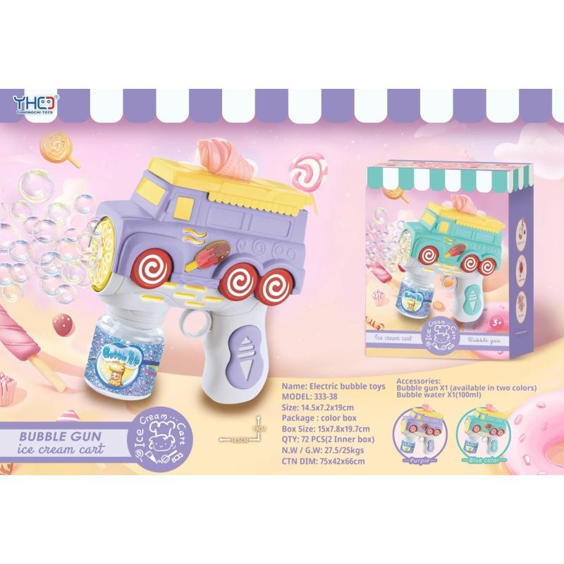BUBBLE GUN TOY ICE CREAM