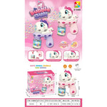 BUBBLE GUN TOY UNICORN