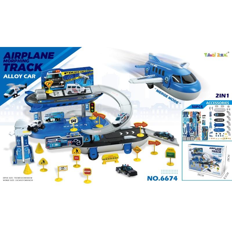 TRACK TOY AIRPLANE