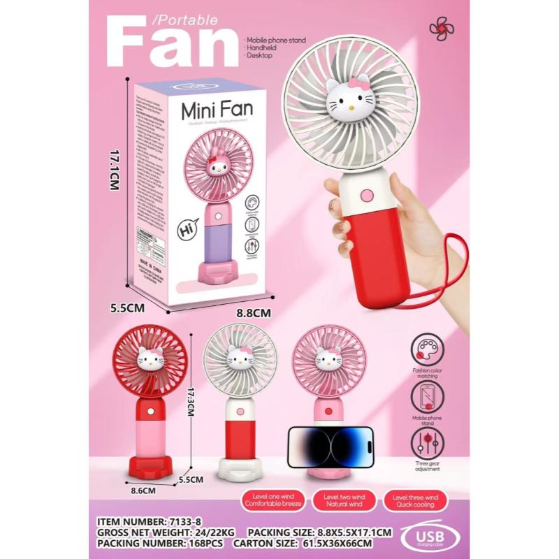 FAN TOY MINI HELLLO KITTY