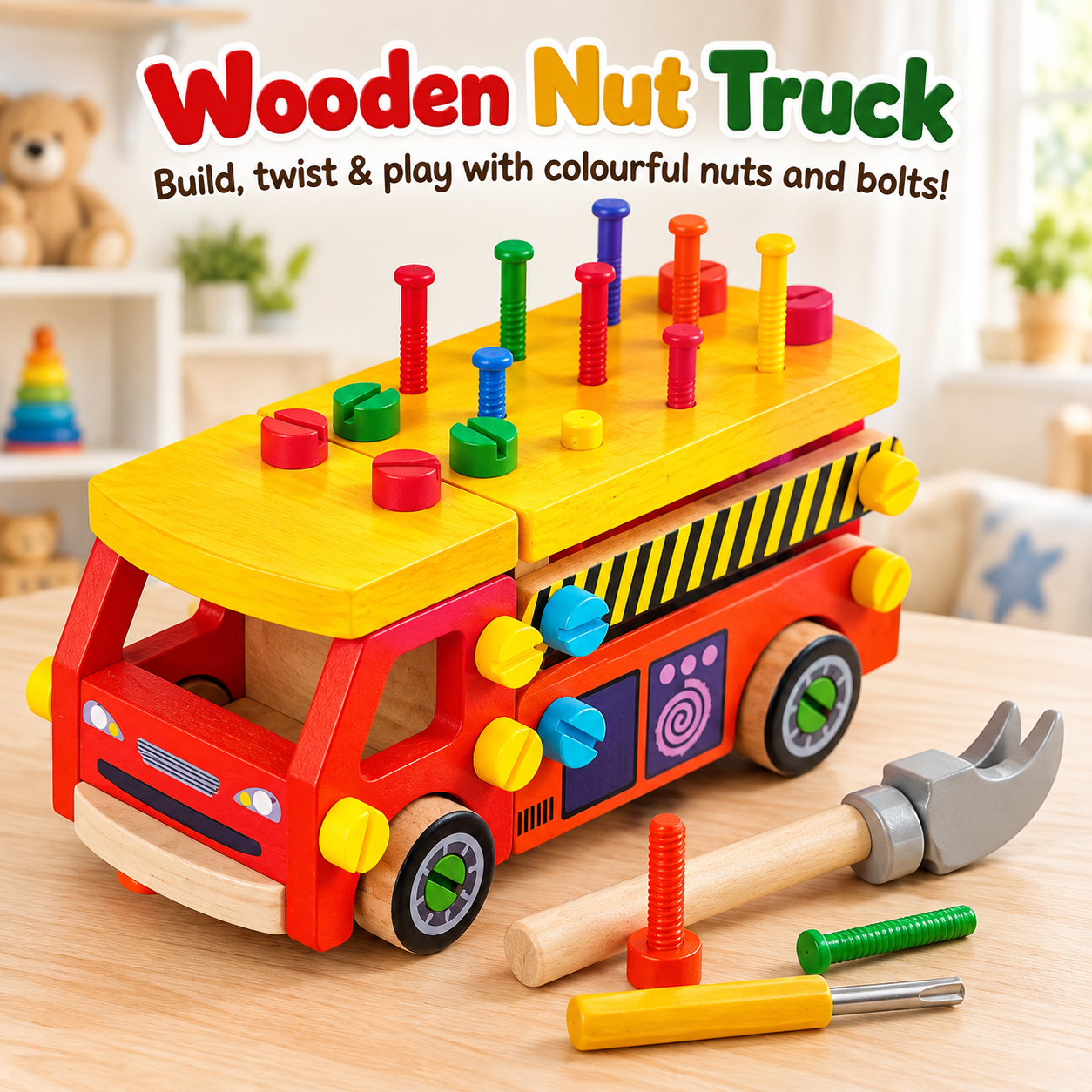 Wooden Nut Truck
