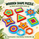 Colourful Wooden Shape Puzzle