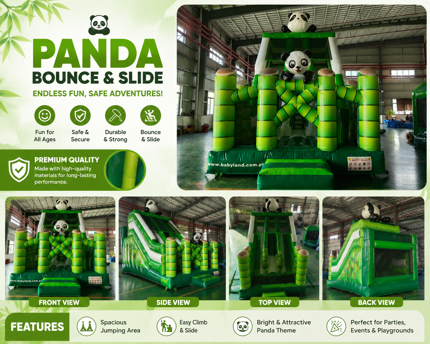 KIDS INFLATABLE SLIDE 8*4*6m