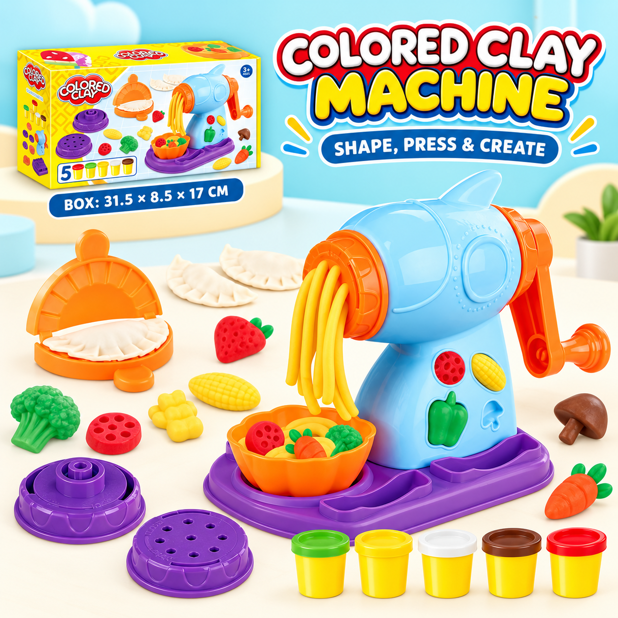 COLORED CLAY MACHINE