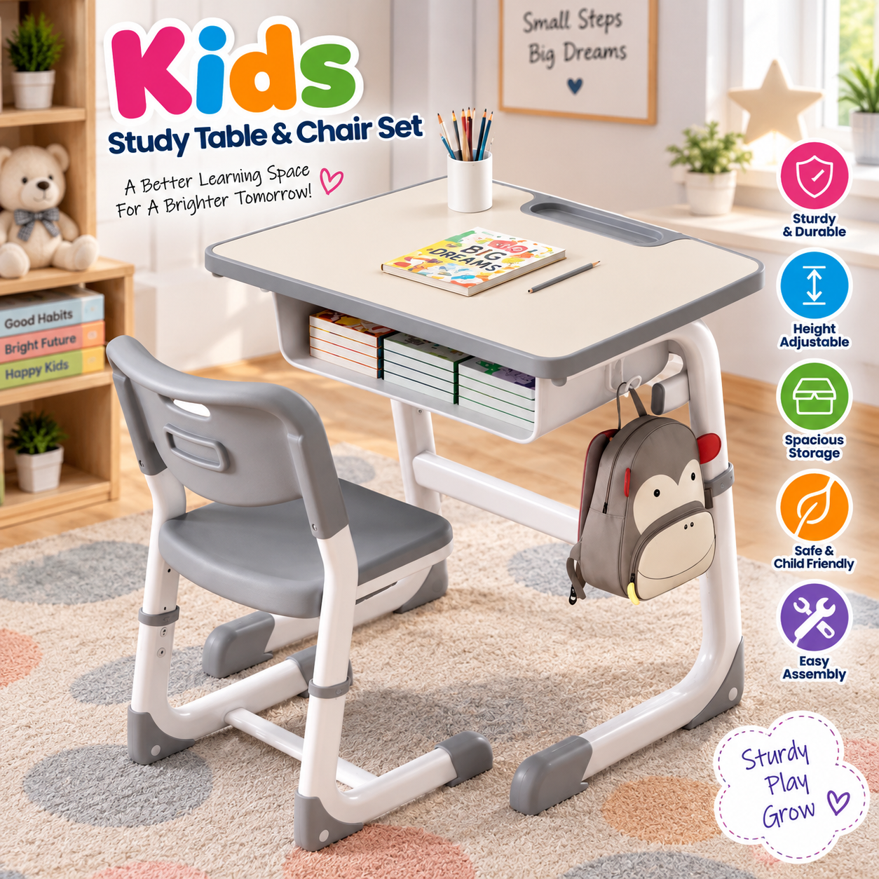 KIDS STUDY TABLE DLX